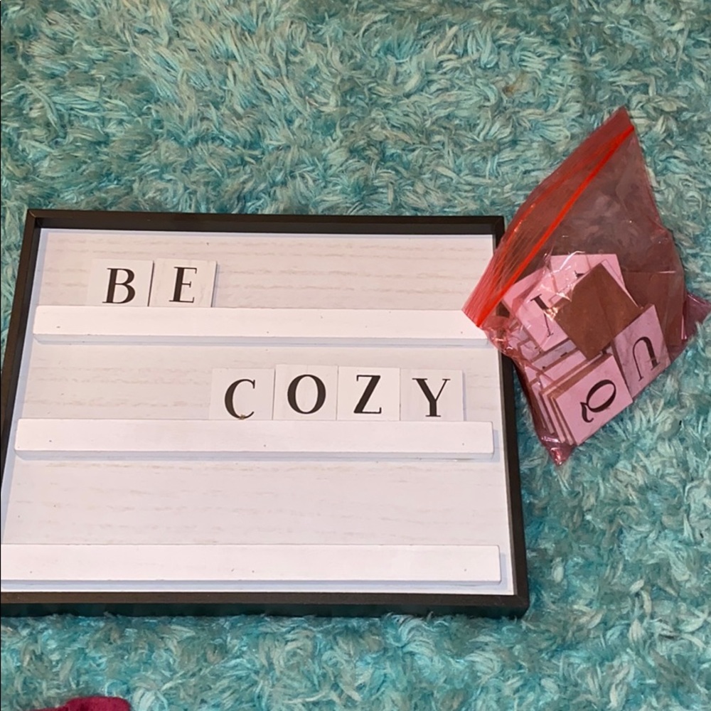 Cute letterboard